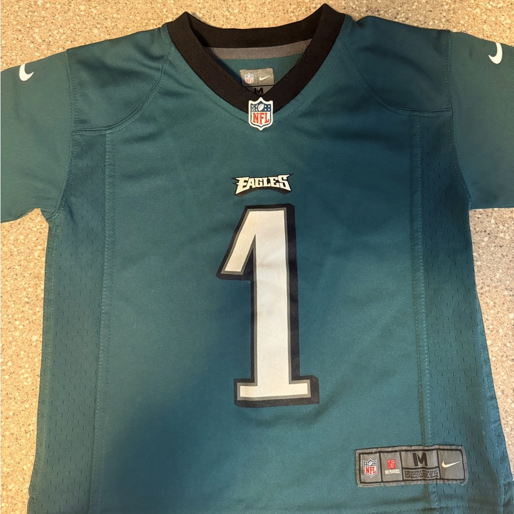Preschool Philadelphia Eagles Hurts Midnight green replica player jersey